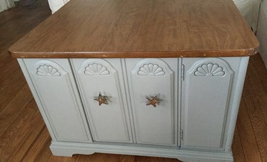 footstool before